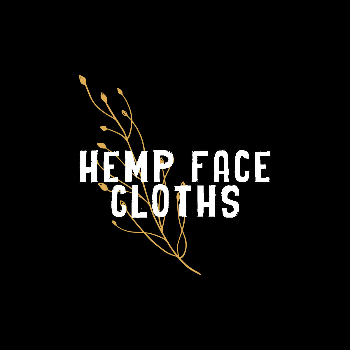Locally Made 100% Organic Hemp Face Cloth